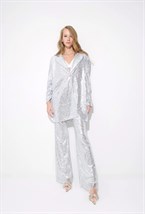 Костюм брюки, жакет и бра с пайетками - фото 58907 Костюм брюки, жакет и бра с пайетками - фото 58907