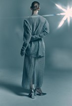 Комплект юбка и блуза из жатой ткани - фото 58909