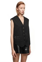 Жилет шефа в полоску - фото 59078