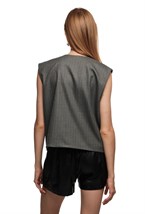 Жилет шефа в полоску - фото 59118