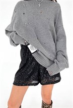 Свитер с рваным эффектом - фото 59479