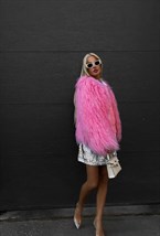 Шуба из ламы - фото 59491