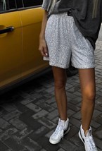 Шорты с пайетками - фото 59526