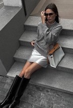 Юбка из экокожи - фото 59534