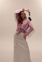 Рубашка с воланом - фото 59561