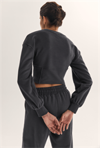 СВИТШОТ УКОРОЧЕННЫЙ - фото 60589