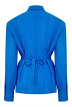 РУБАШКА ИЗО ЛЬНА С РОЗАМИ - фото 61299