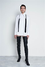 РУБАШКА С ОТЛОЖНЫМ ВОРОТНИКОМ - фото 61327