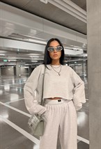 КОСТЮМ ИЗ ФУТЕРА МЕЛАНЖ - фото 61593