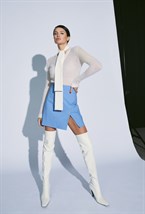 Мини-юбка из шерсти - фото 61711