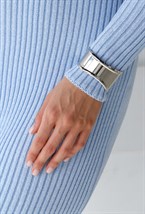 ПЛАТЬЕ ИЗ ХЛОПКОВОЙ НИТИ - фото 61800