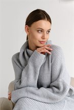 ПЛАТЬЕ ВЯЗАНОЕ С ВЫСОКИМ ВОРОТОМ - фото 61816