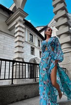 КОСТЮМ С ЮБКОЙ НА ЗАПАХ - фото 62123