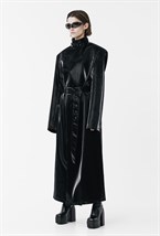 Тренч Liqiud metal coat - фото 63252