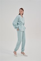 Костюм с брюками из футера - фото 63408