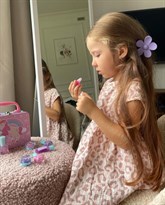 Платье из муслина со спущенным рукавом - фото 64237