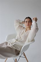 Рубашка с широкими манжетами - фото 6431