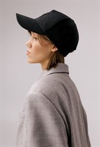 Бейсболка с высоким лобником BLACK - фото 65386