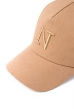 Бейсболка с высоким лобником BEIGE - фото 65392