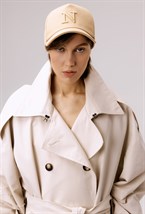 Бейсболка с высоким лобником BEIGE - фото 65395