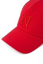 Бейсболка с высоким лобником RED - фото 65399