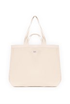 Сумка-шоппер large с окантовкой в тон - фото 65420