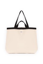 Сумка-шоппер large с черной окантовкой - фото 65425