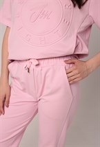 Брюки из футера "BE BRIGHTER" - фото 67598