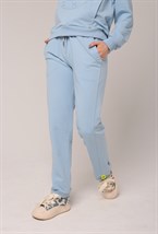 Брюки из футера "BE BRIGHTER" - фото 67612