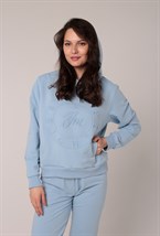 Худи из футера двухнитки "BE BRIGHTER" - фото 67617