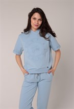 Худи из футера двухнитки "BE BRIGHTER" - фото 67621