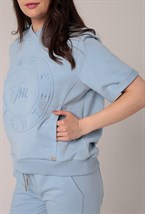 Худи из футера двухнитки "BE BRIGHTER" - фото 67623