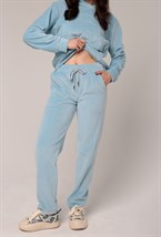 Брюки велюровые "BE BRIGHTER" - фото 67627