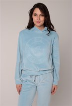 Худи из велюра "BE BRIGHTER" - фото 67631