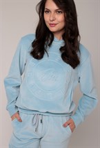 Худи из велюра "BE BRIGHTER" - фото 67632