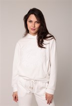 Худи из велюра "BE BRIGHTER" - фото 67641