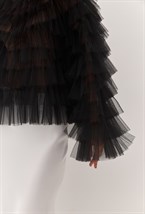 Блуза из фатина с рюшами - фото 70030