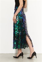 Юбка карандаш из пайеток - фото 70070