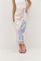 Юбка карандаш из пайеток - фото 70075