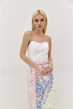 Юбка карандаш из пайеток - фото 70076