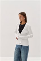 Кардиган в рубчик - фото 70082