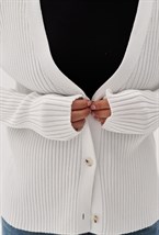 Кардиган в рубчик - фото 70084