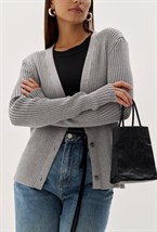 Кардиган в рубчик - фото 70086