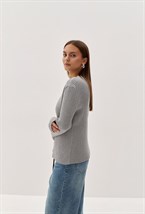 Кардиган в рубчик - фото 70088