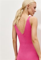 Платье вязаное на бретелях - фото 70107