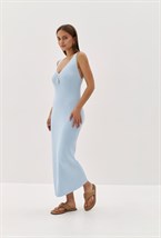 Платье вязаное на бретелях - фото 70113