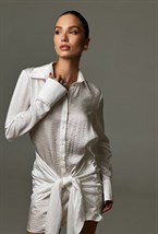 Платье-рубашка с завязками Tie - фото 70277