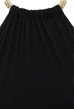 Платье с открытой спиной NYMPH с золотым поясом - фото 70595