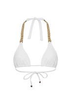 Топ купальный VENERA white + gold - фото 70625