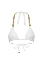 Топ купальный VENERA white + gold - фото 70626